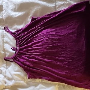 Purple Tie Halter top Old Navy MED